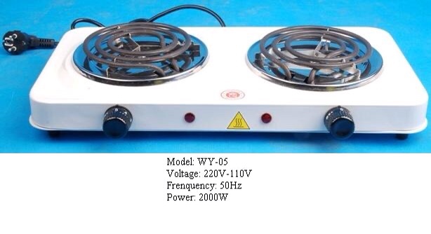 Multifunctional Electric Furnace Electric Furnace 2000W Mosquito Coil Type Double Plate Double Tube Furnace Factory Direct Wholesale Item Picture