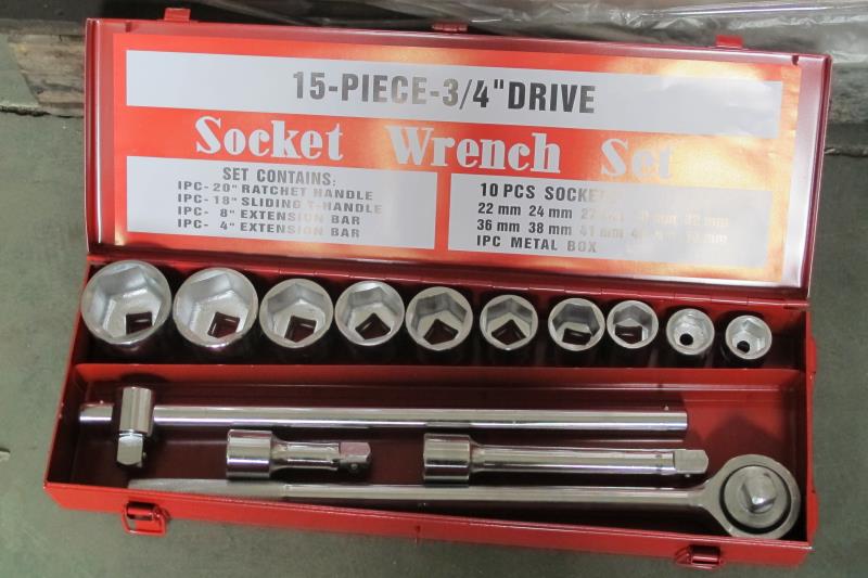 15PC 3/4 Heavy duty sleeve