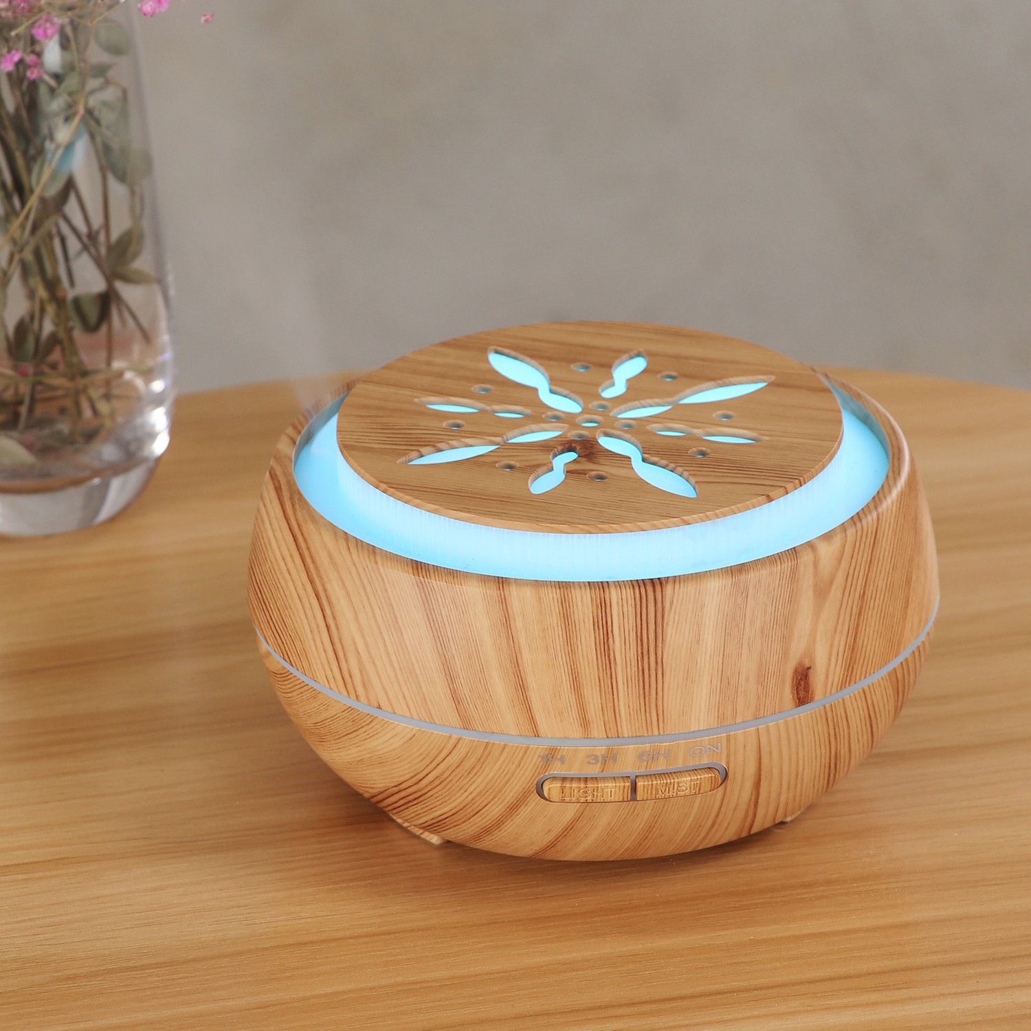 Fabricante venta caliente HOLDMAY humi 400ML aroma difusor humidificador color aroma light añadir aceite esencial detail image 15