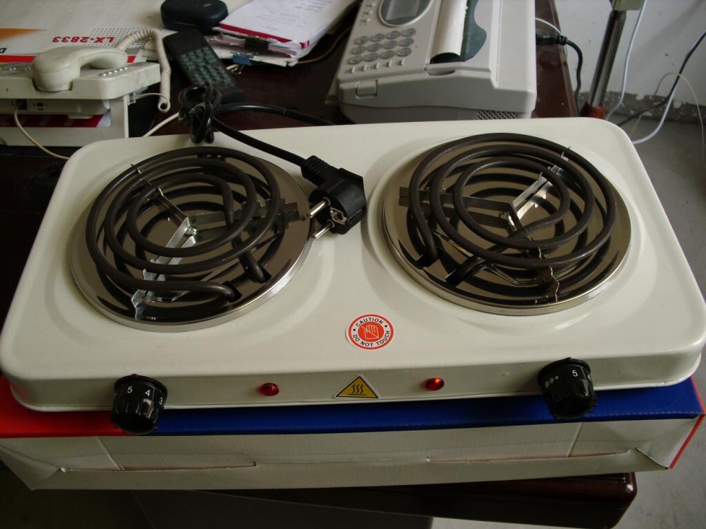 Multifunctional Electric Furnace Electric Furnace 2000W Mosquito Coil Type Double Plate Double Tube Furnace Factory Direct Wholesale details Picture