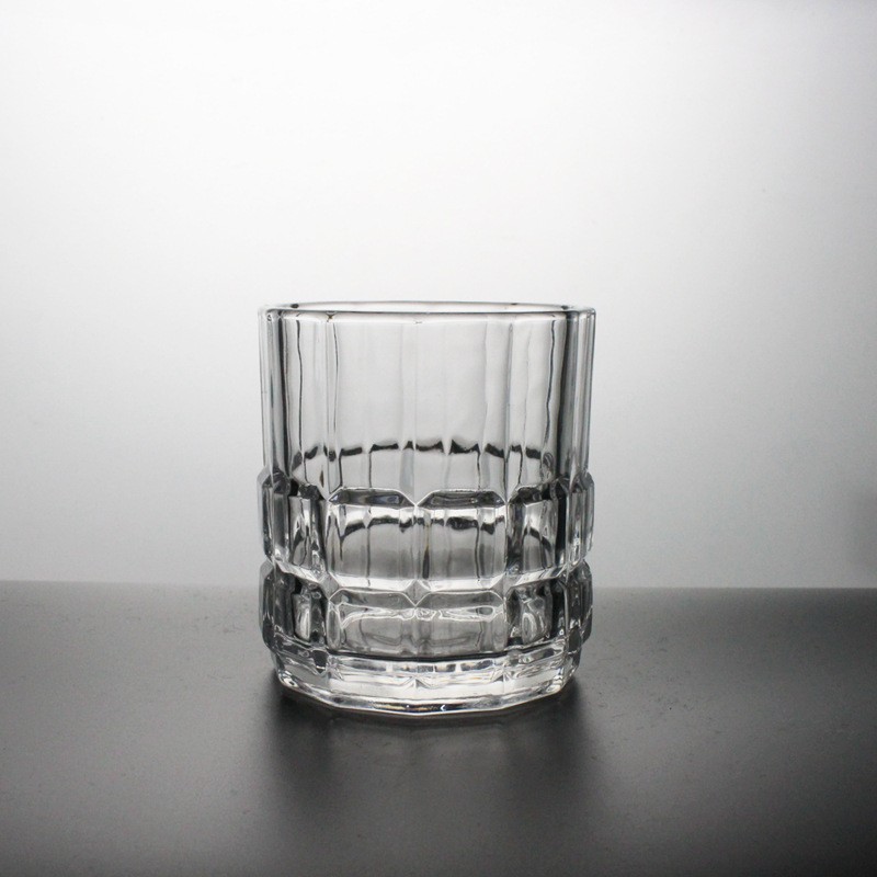 17008 矮方块玻璃低价水杯直杯创意礼品外贸水杯详情图2