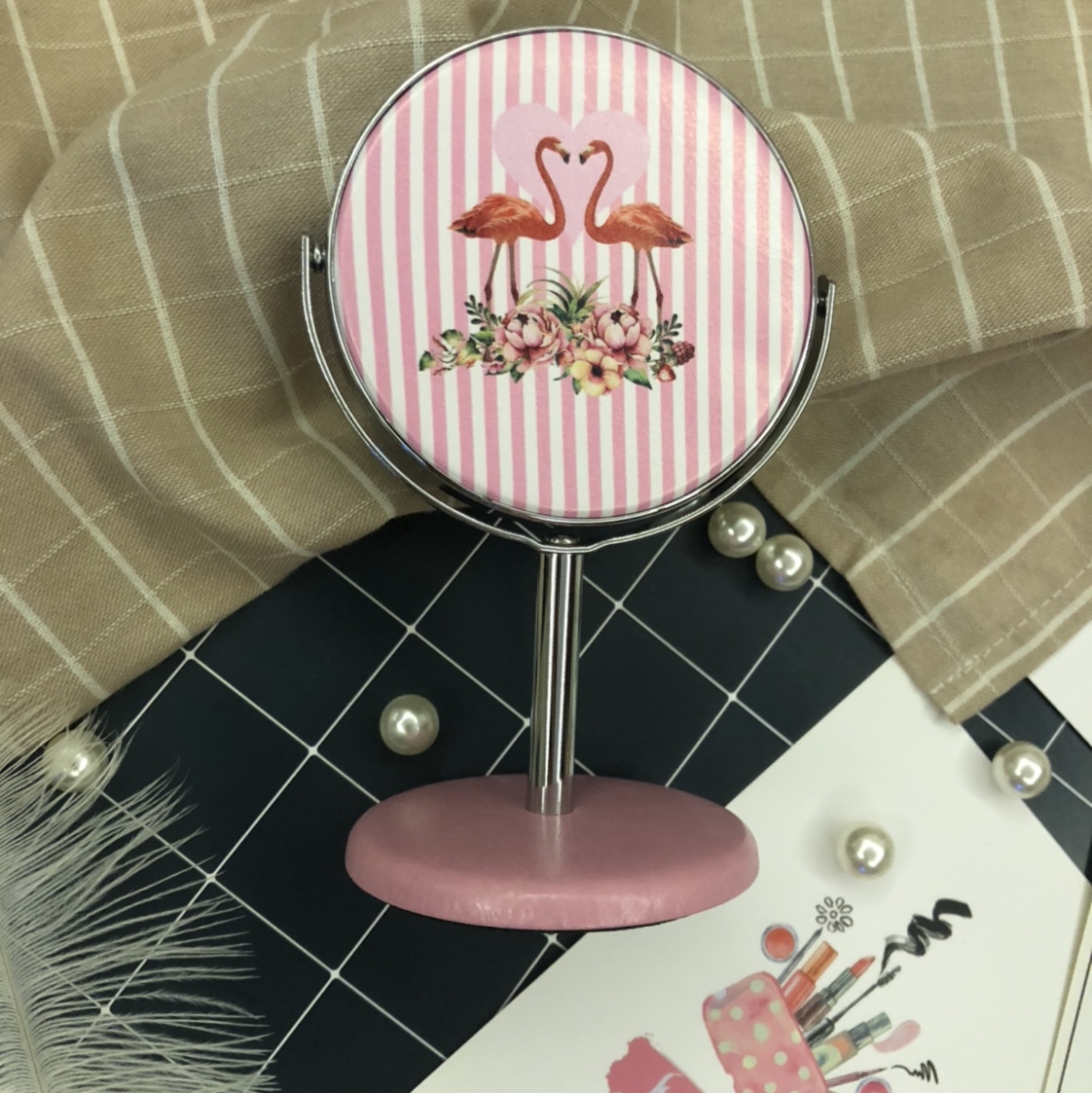 厂家直销化妆镜旅游纪念品可定制logo019铭镜工艺05