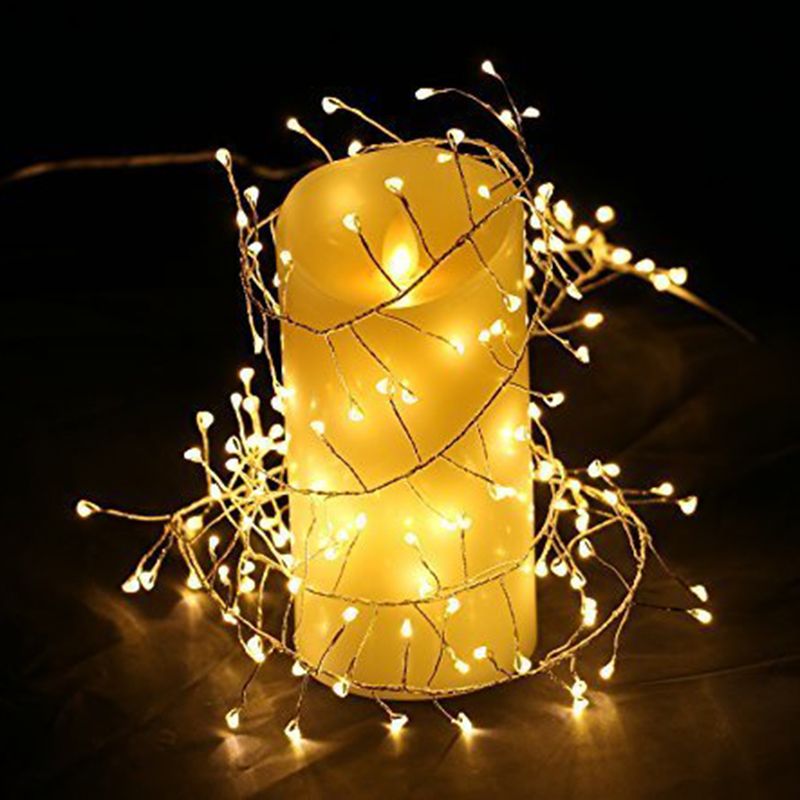 Factory direct sales of LED copper wire firecrackers, light strings, starry sky romantic room decoration, waterproof light strings Specification image