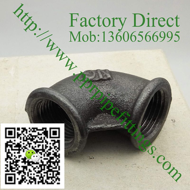 Supply malleable steel pipe fitting elbow bend three-way four-way pipe stirrup pipe cap oil filler plug full figure