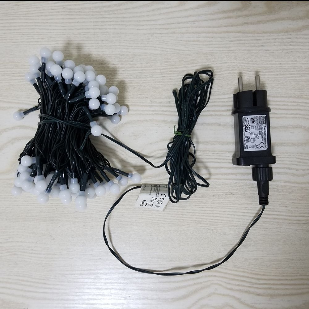 31V8功能电子变压器100L小圆珠直线灯串