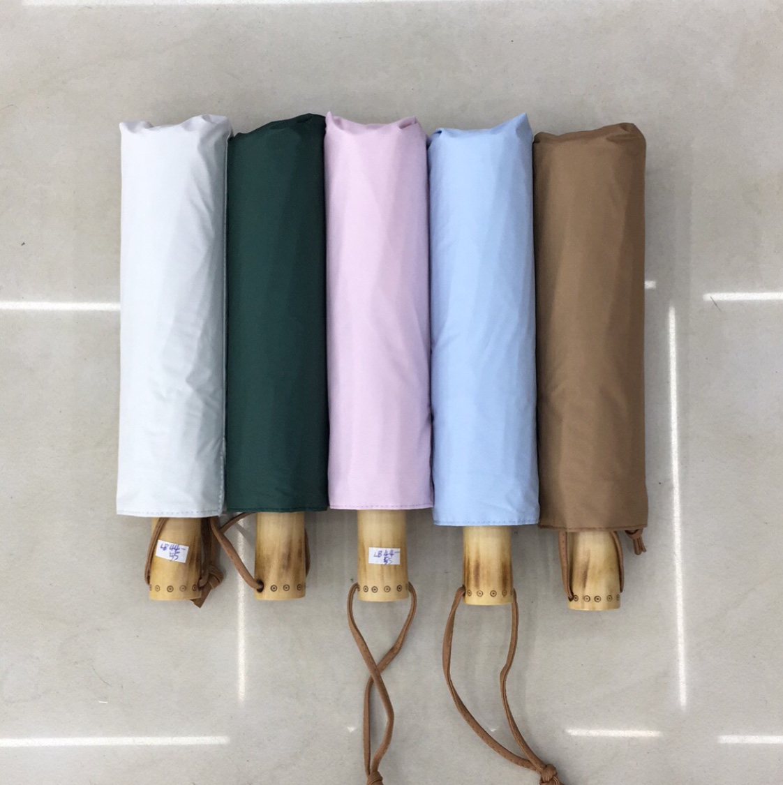 60cm手开12k铝合金黑胶晴雨两用伞