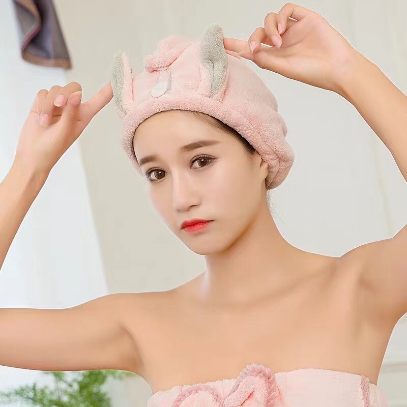 Ear dry hair cap undefined