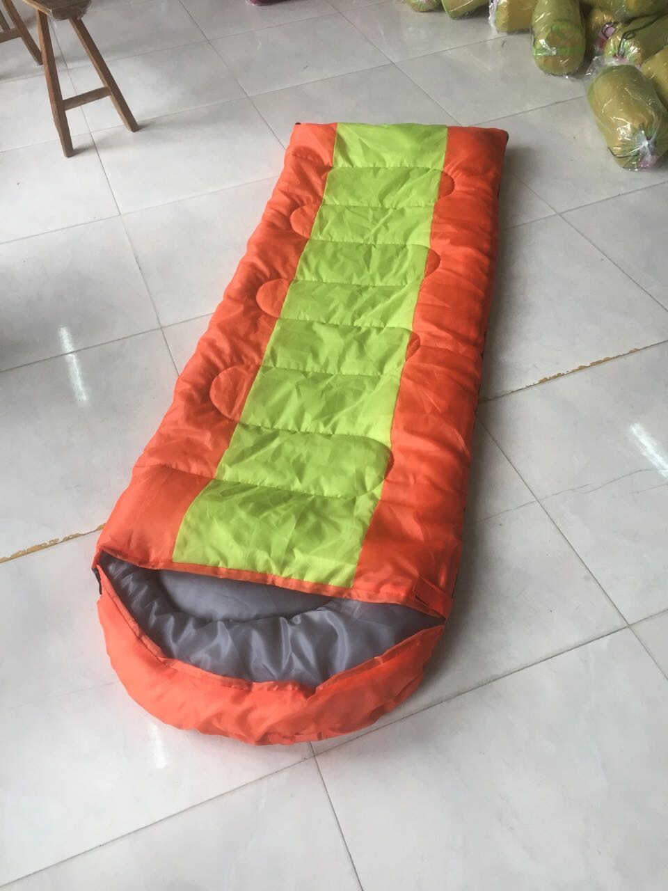 童睡袋实物图
