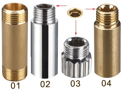 Aluminum-plastic pipe fittings, copper fittings, ferrule fittings, compression fittings, copper pipe fittings, copper quick connectors detail image 20