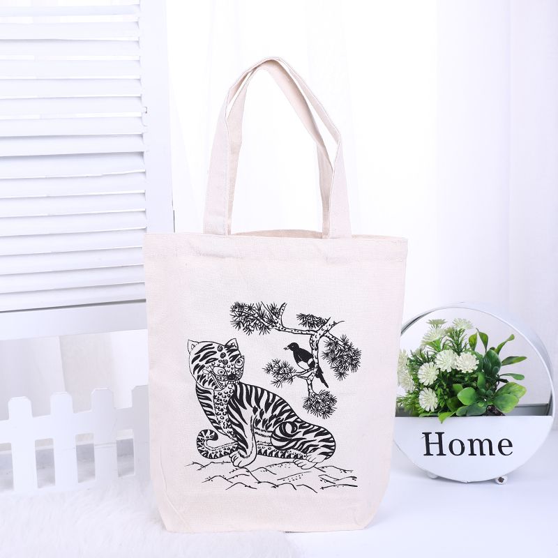 儿童创意DIY涂色帆布袋学生用品幼儿益智类