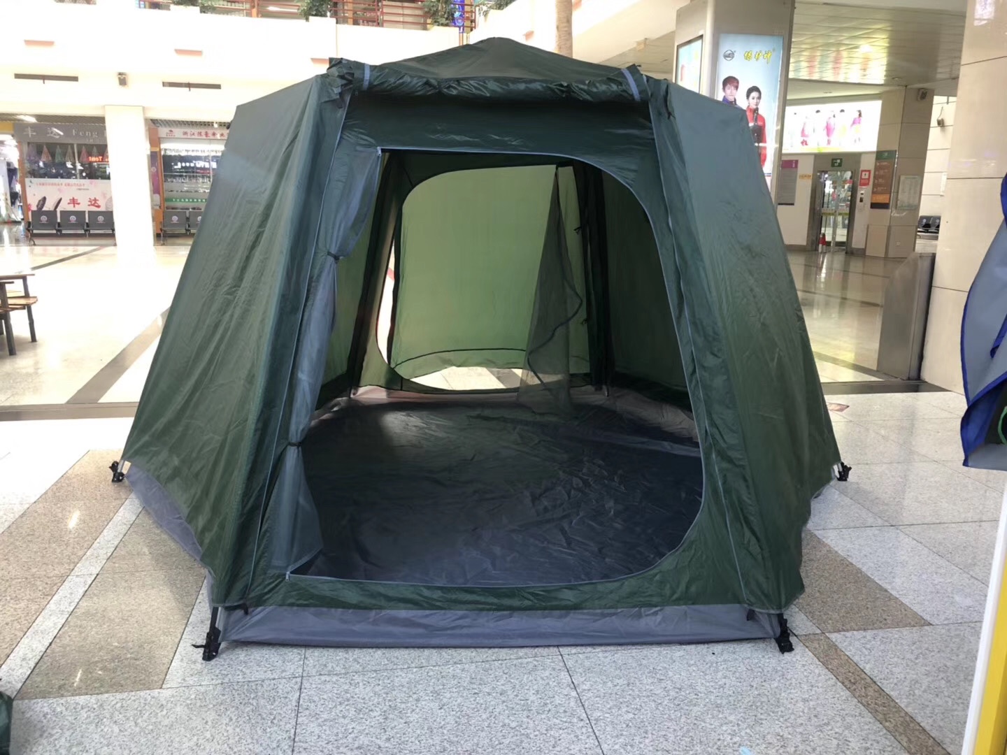 4x3 aluminum pole double-layer tent Specification image