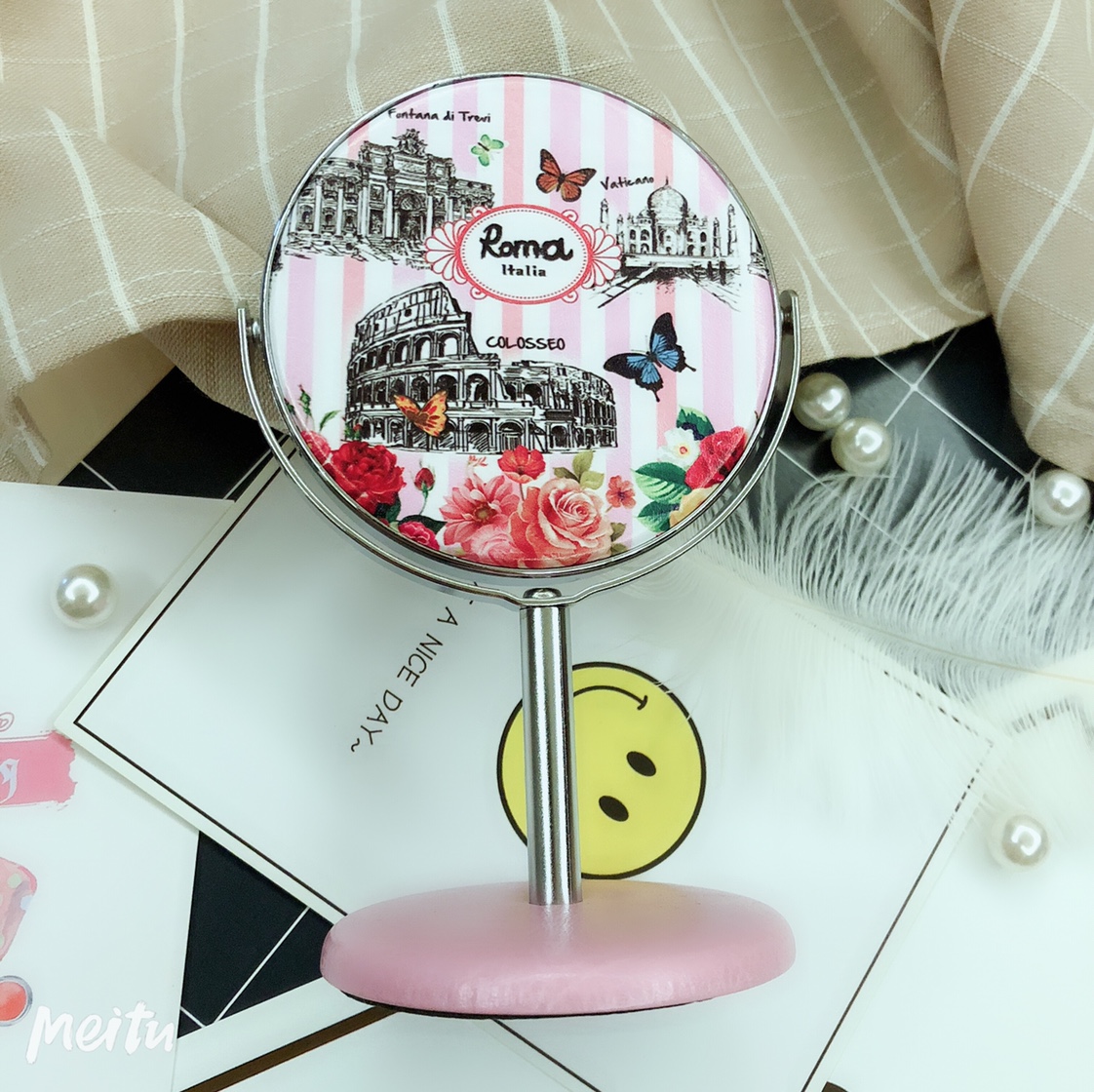 厂家直销化妆镜旅游纪念品可定制logo011铭镜工艺05