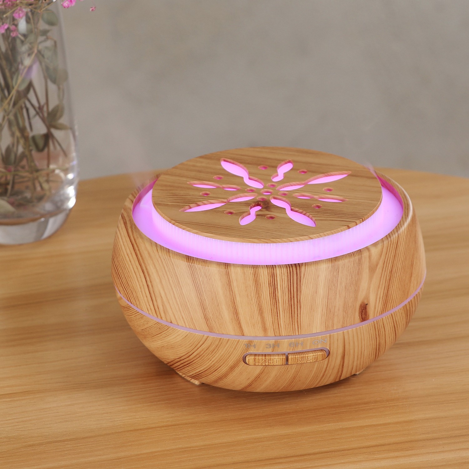 Fabricante venta caliente HOLDMAY humi 400ML aroma difusor humidificador color aroma light añadir aceite esencial detail image 16
