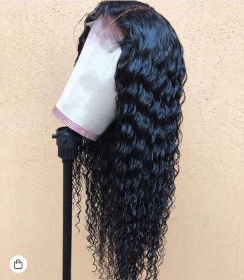 New best-selling European and American wig for women, lace and synthetic fiber long curly hair wig cover detail image 4