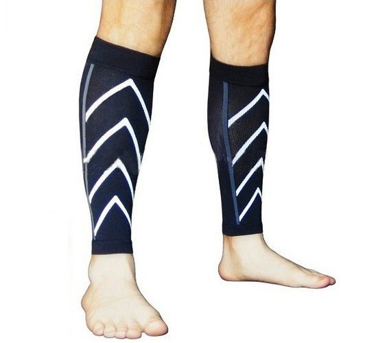 运动护小腿腕 运动袜 Compression Running Leg Sleeves压缩腿袖详情2