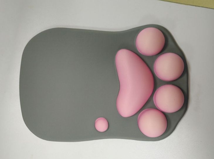 硅胶猫爪可爱型动物动漫鼠标垫硅胶护腕猫爪鼠标垫白领鼠标垫详情图3