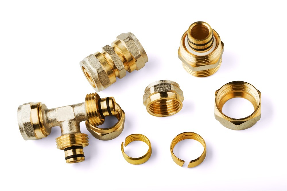 Aluminum-plastic pipe fittings, copper fittings, ferrule fittings, compression fittings, copper pipe fittings, copper quick connectors detail image 4