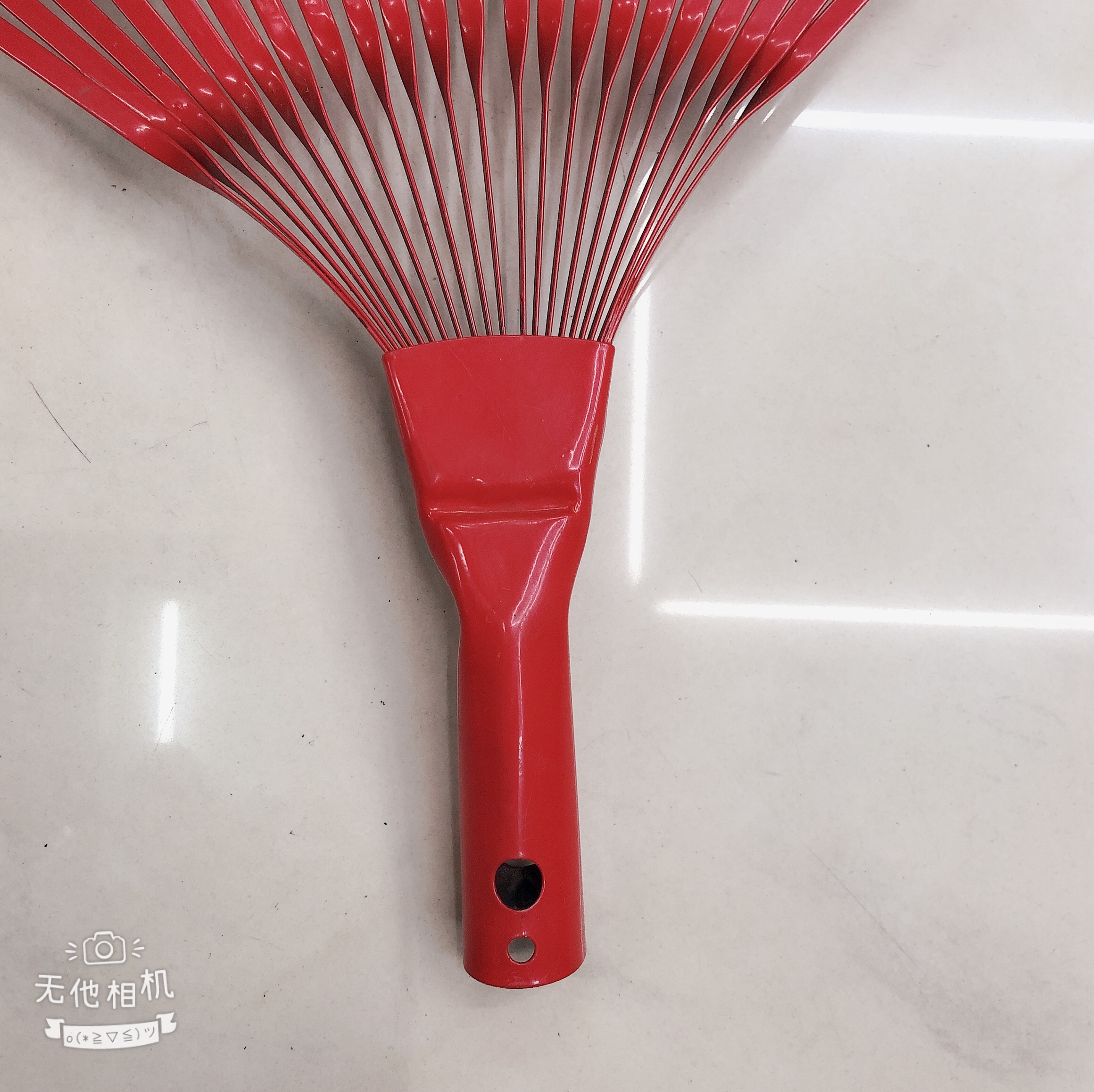 永康厂家直销，22齿台式铁草耙，东南亚销款，扁丝耙，园林工具，园林草耙，落叶耙详情图2