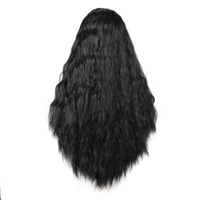 New wig bestsellers: Women's synthetic fiber high-temperature silk wig, African black wig Application Scenario