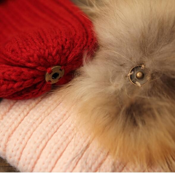 Hat Female Autumn Winter Raccoon Fox Real Fur Fur Hat Thick Knit Hat Winter Korean Version Warm Hat Specification drawing
