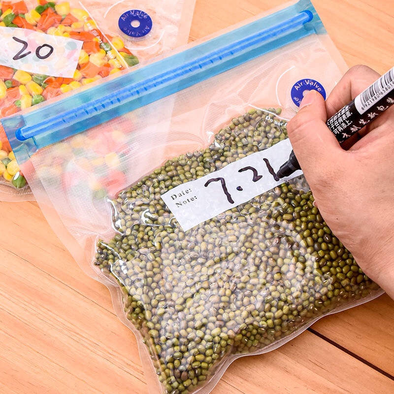 أكياس مفرغة مفرغة للتغذية مفرغة، أكياس مختومة بسحابة مغلفة بالسحب Item Picture