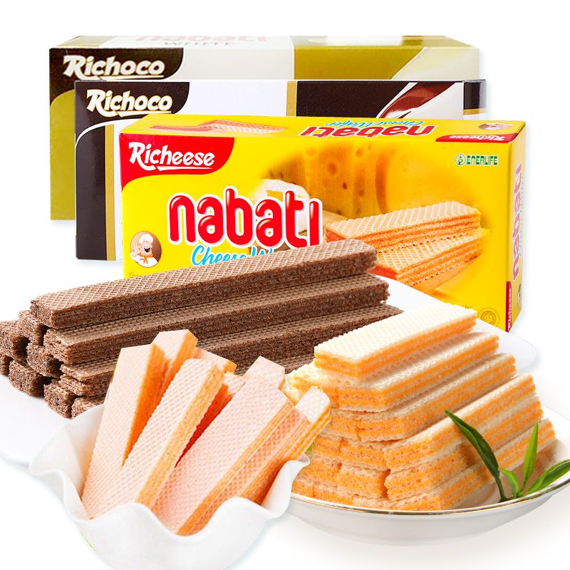 Liqiao Knaubodi Vanilla Milk Flavored Wafers 145g details Picture