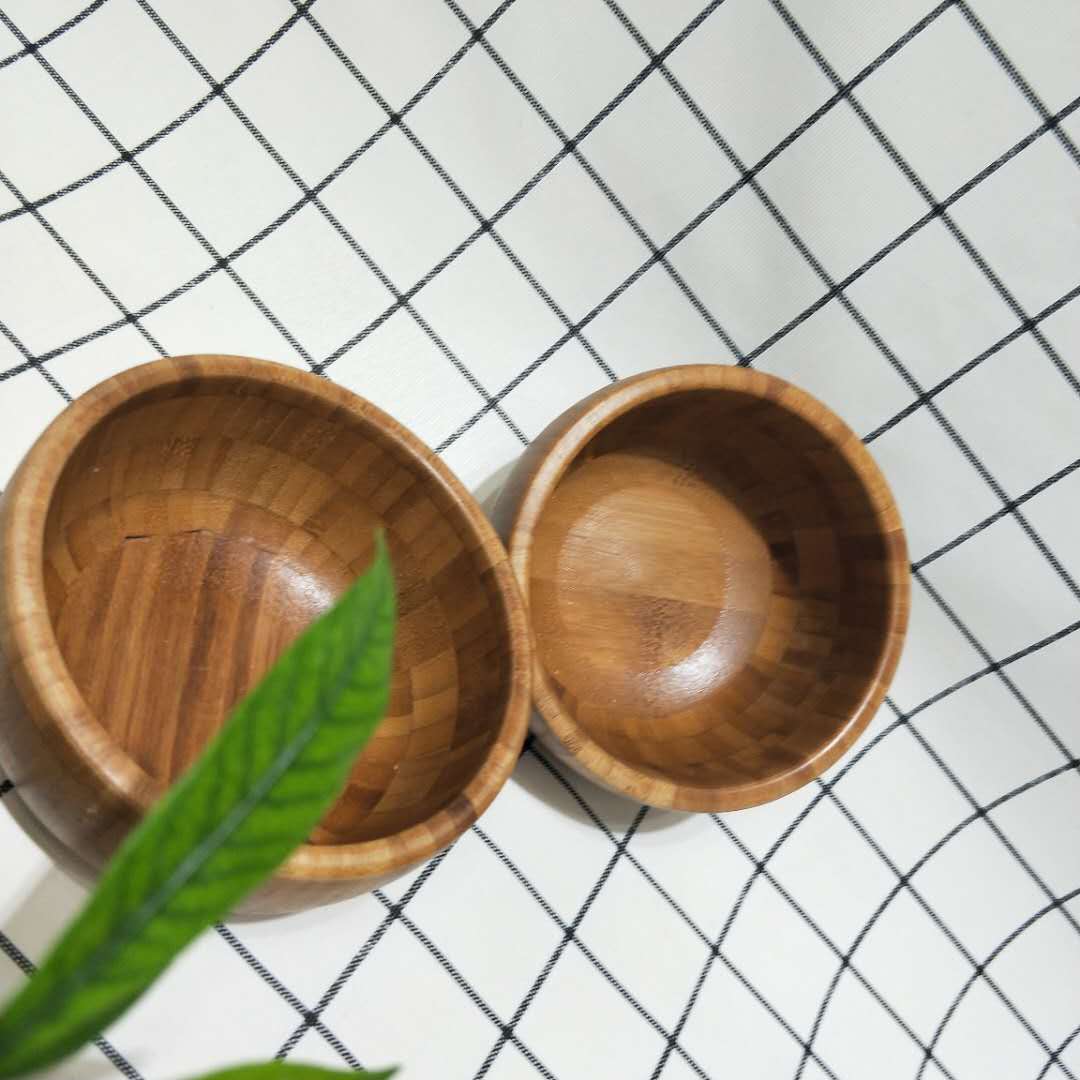 Jiehao Craft Factory's direct sales of bamboo fully carbonized craft bowls are exquisite, delicate, natural and environmentally friendly details Picture