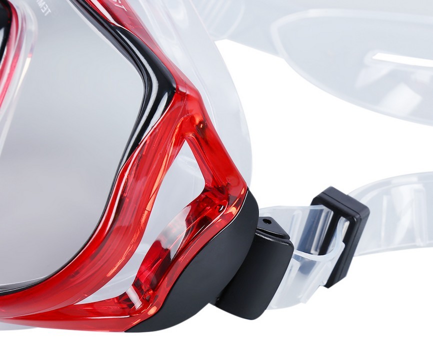 搏路厂家批发 现货供应潜水镜 全干式呼吸管 M1526S/S14S潜水套装 大红详情图5