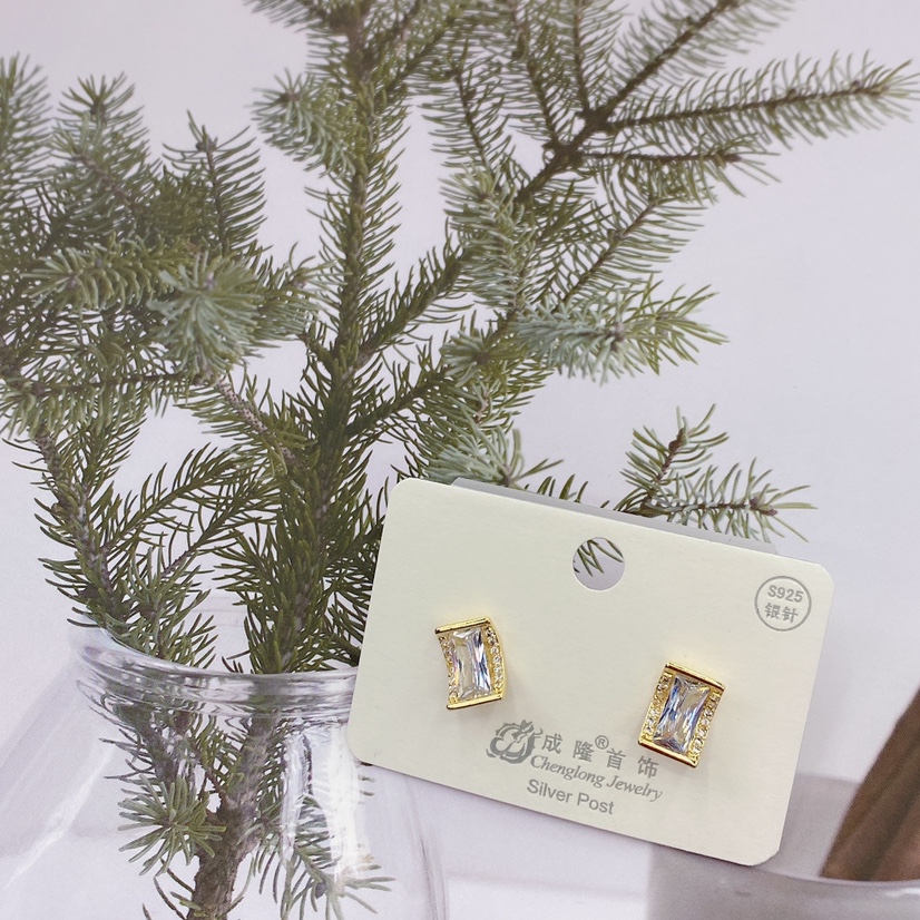 Chenlong jewelry S925 sterling silver needle sugar Mo Mulberry diamond stud stud non allergic non fading K01105-40 thumbnail