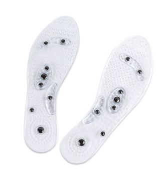 Transparent magnetic insole 8 magnets foot health care insole for men and women foot massage breathable pad