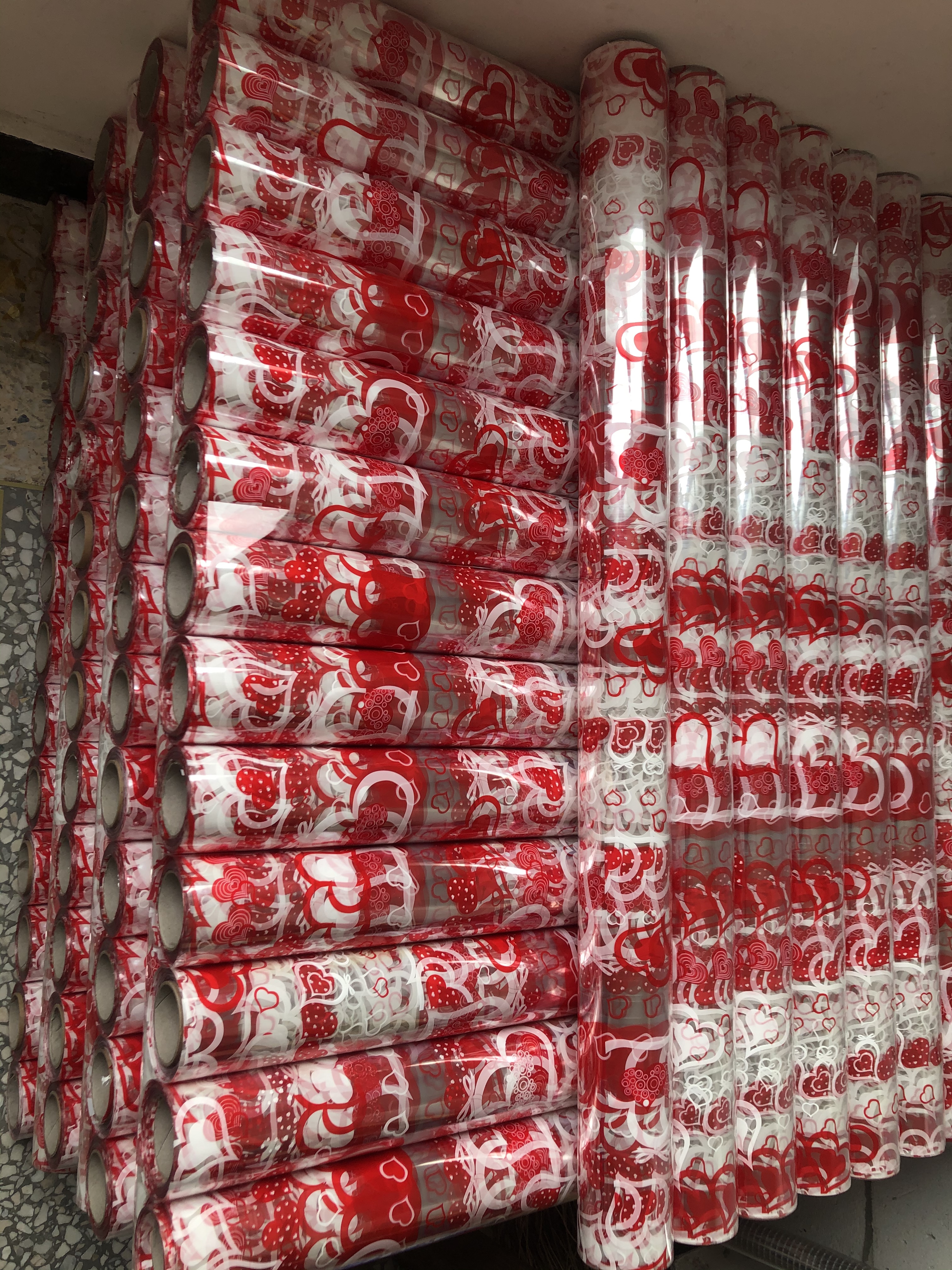 opp卷膜.礼品包装纸.花篮包装纸、水果蔬菜包装纸细节图