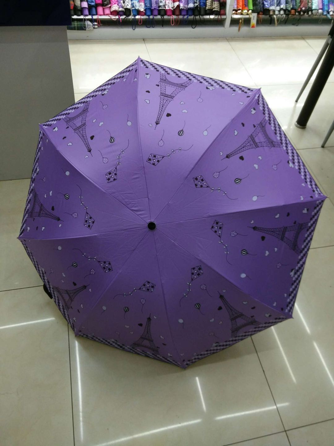 三折黑胶花详情图5