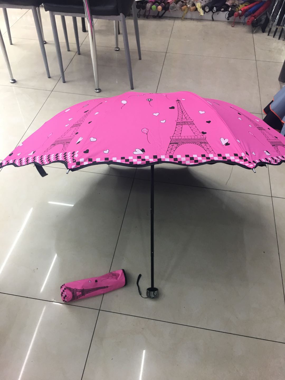 三折黑胶花产品图