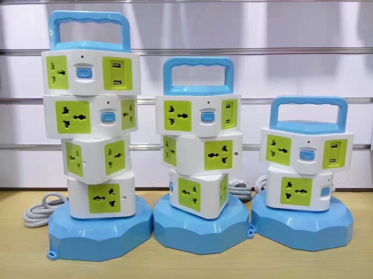 泰国 东南亚 泰标 塔形 楼形 立式手提办公USB 插座详情图2