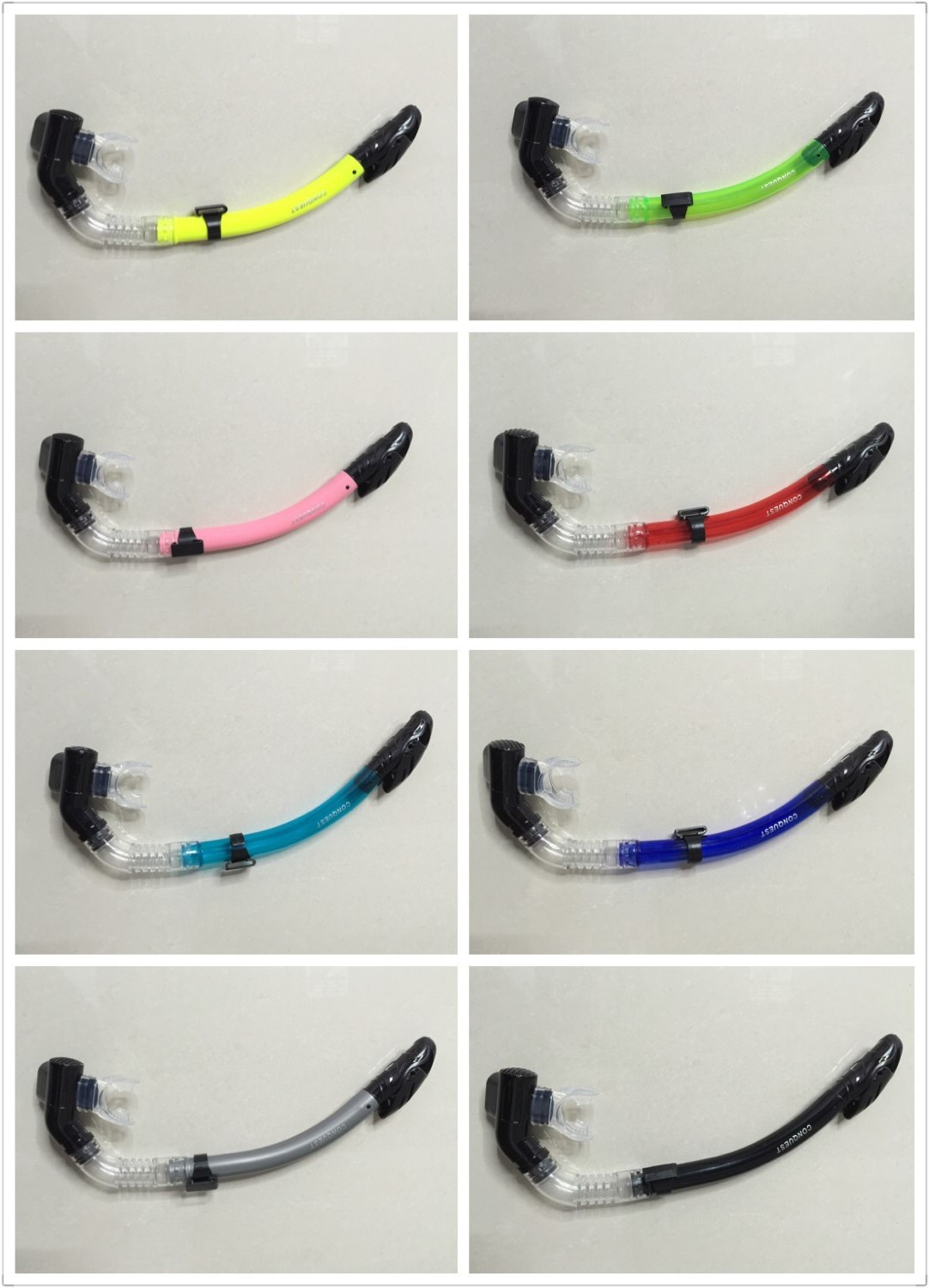 搏路厂家批发 现货供应潜水镜 全干式呼吸管 M1526S/S14S潜水套装 湖蓝详情图11