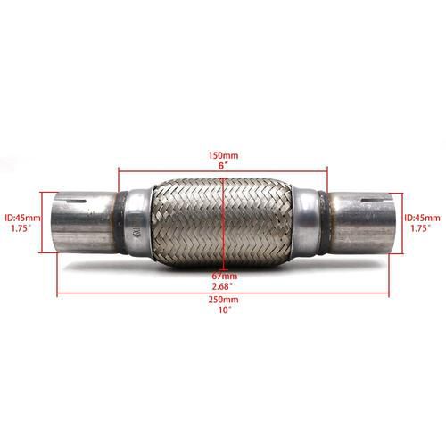 Automobile exhaust hose is also called automobile exhaust bellows, exhaust muffler damping tube