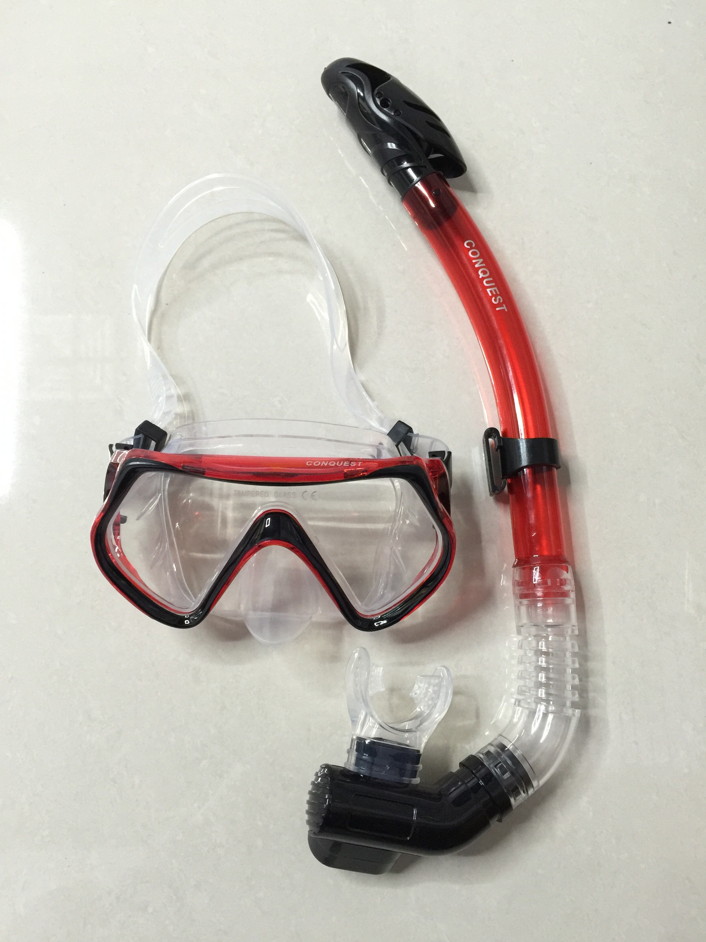 搏路厂家批发 现货供应潜水镜 全干式呼吸管 M1526S/S14S潜水套装 绿色详情图13