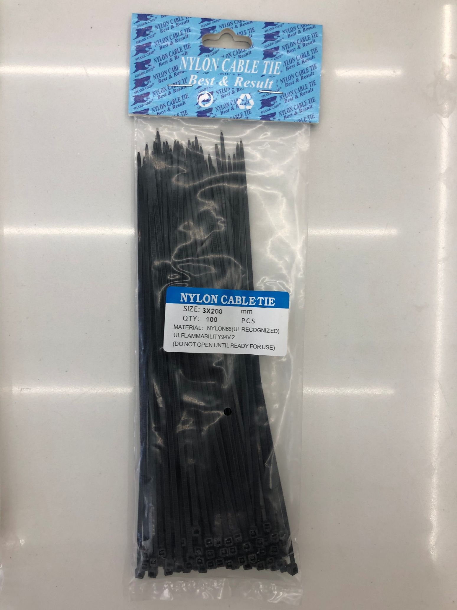 尼龙扎带3*200黑