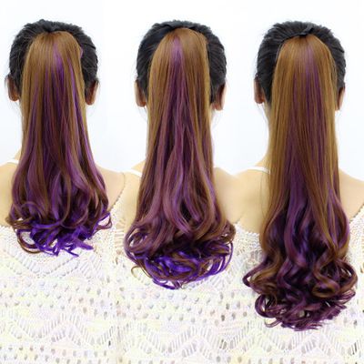 Tied ponytail
