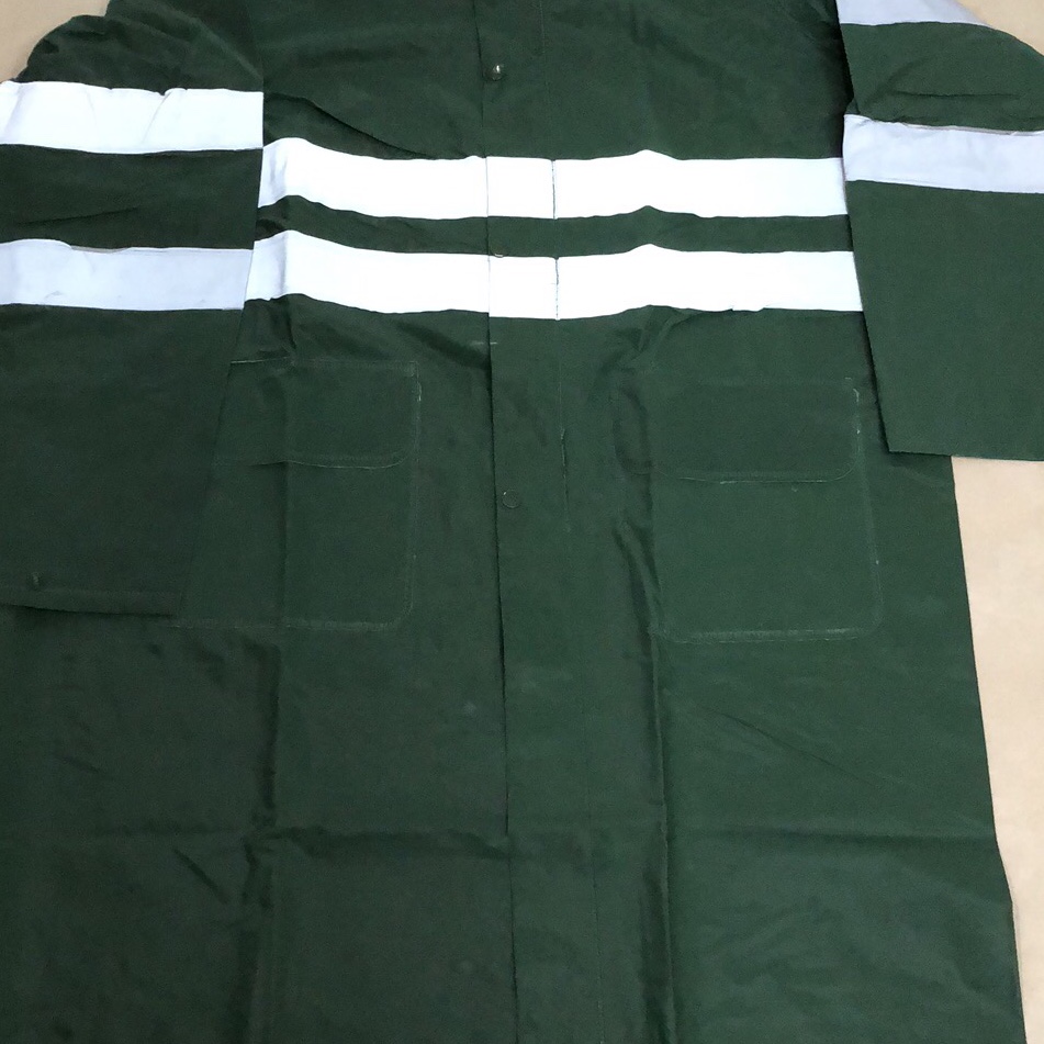 Reflective double-sided raincoat