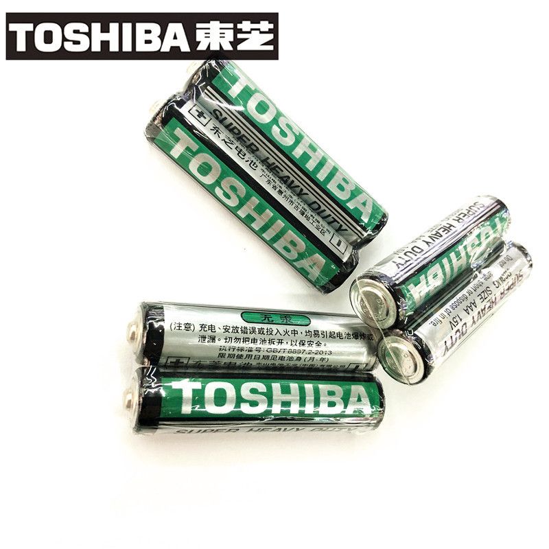 东芝7号电池 TOSHIBA原装正品1.5V碳性电池AAA电池R03UG环保电池详情图4