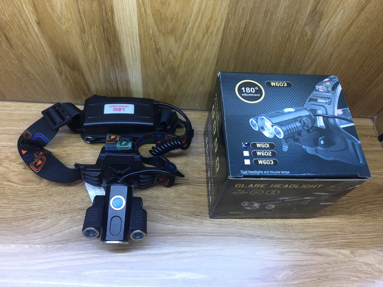 High-intensity outdoor lighting headlamp W603