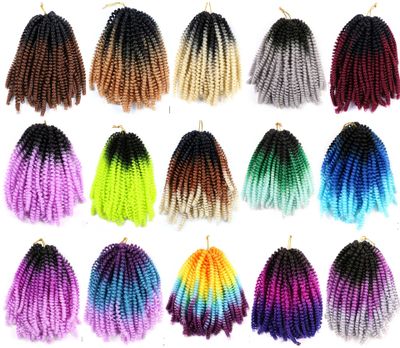 African small spring braid crochet hair thumbnail