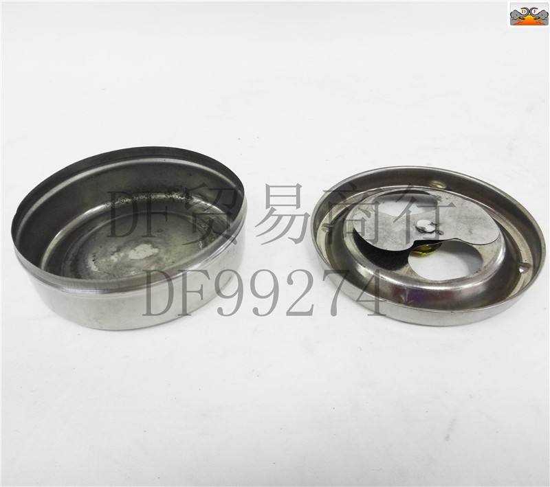 DF99274  金顶烟缸不锈钢带盖旋转式金顶烟灰缸 便捷式车载烟灰缸 家用客厅烟缸DF  TRADING HOUSE详情图3