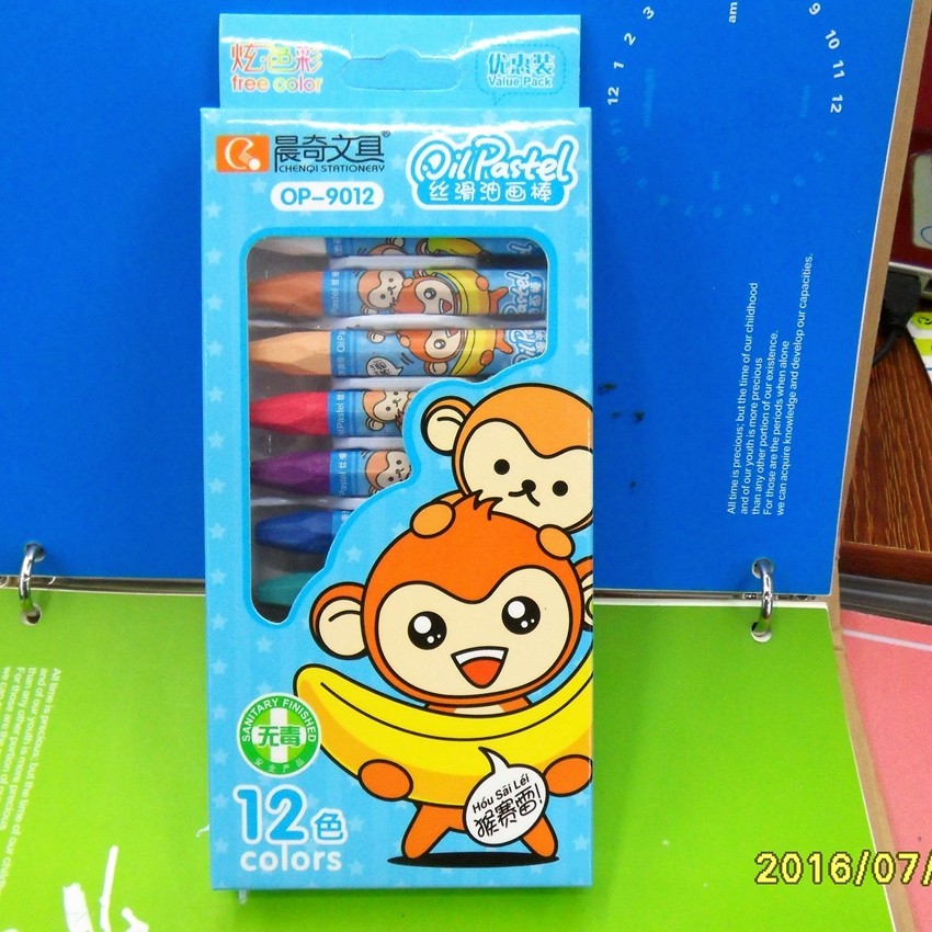 Oil Painting Stick 8 Colors 12 18 24 36 Colors Op9012 Children's Painting Art Non-Toxic Wash Op Wax full figure
