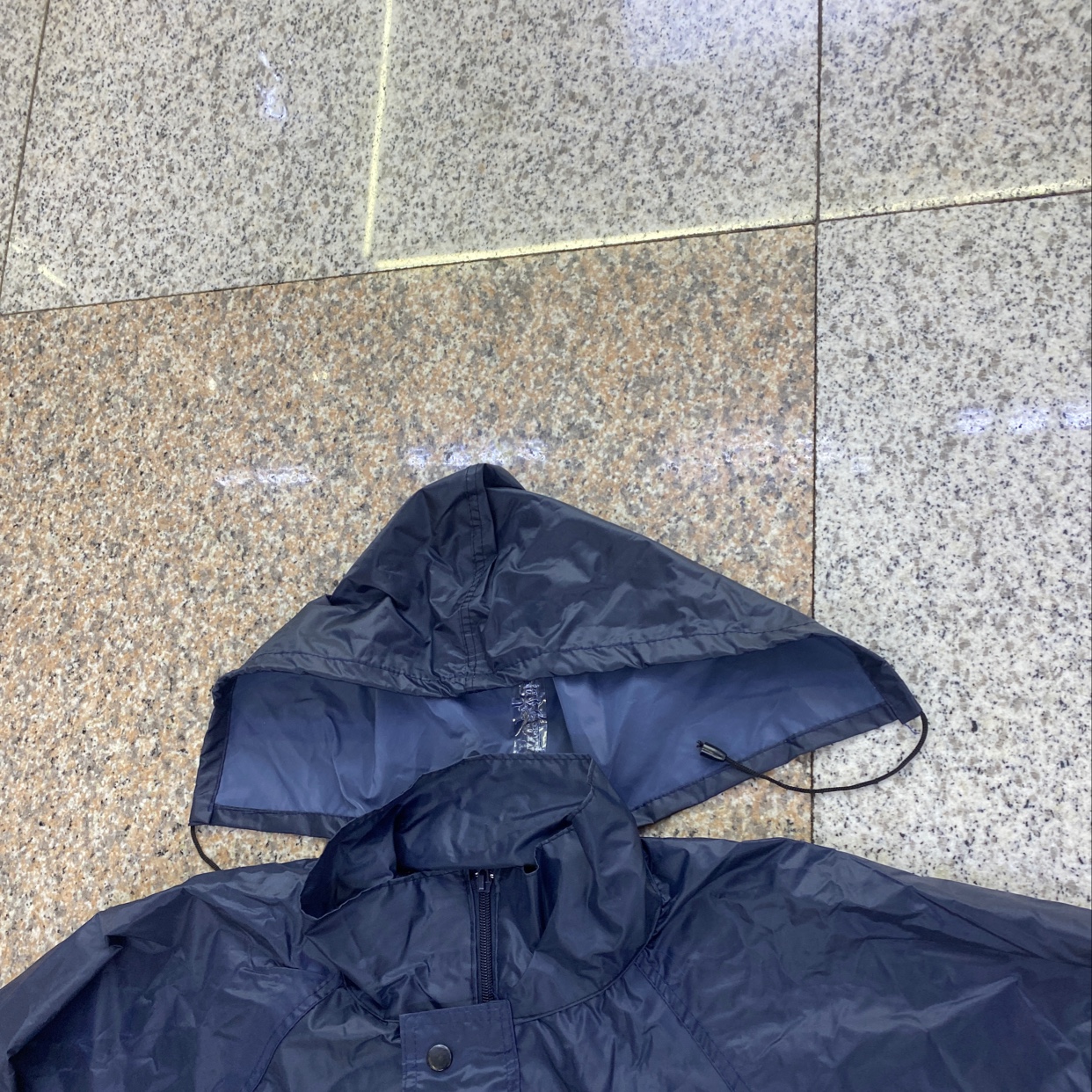 Pvc Navy Reflective Strip Double-Layer Suit Specification drawing