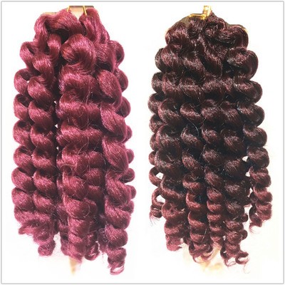 African black people's wigs with big braids detail image 3