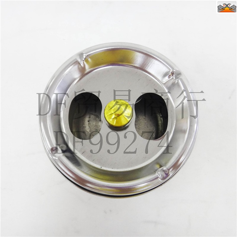 DF99274  金顶烟缸不锈钢带盖旋转式金顶烟灰缸 便捷式车载烟灰缸 家用客厅烟缸DF  TRADING HOUSE详情图2