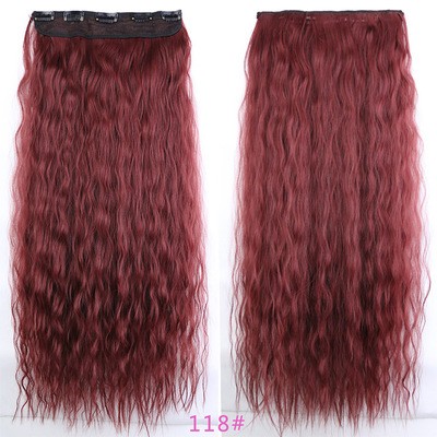 5 Hair clips corn perm hair extensions detail image 4