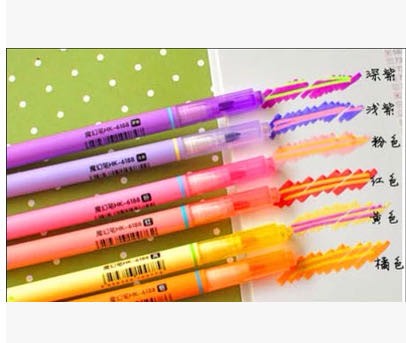 Hankook 6188 magic color marker pen double - headed color marker with diamond color marker Specification drawing